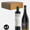 Geschenkbox 2 sizilianische Produkte: 1 Flasche natives Olivenöl extra BIO ab 0,75; Eine Flasche Merlot Filari della Rocca D.O.C. 75cl.